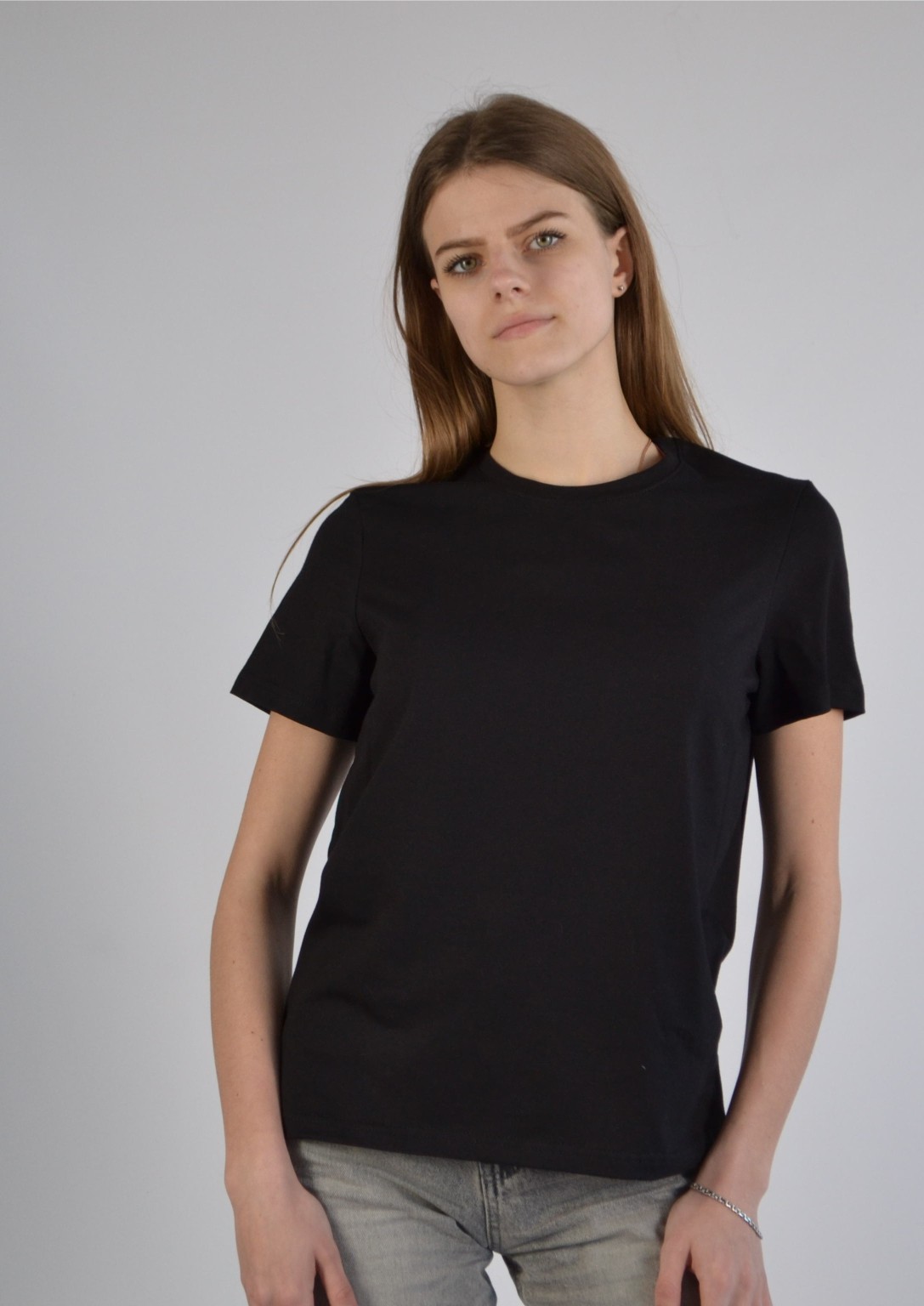 Футболка жіноча Premium чорна S-XL